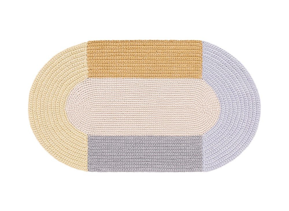 Ковер Crochet Mono бежевый