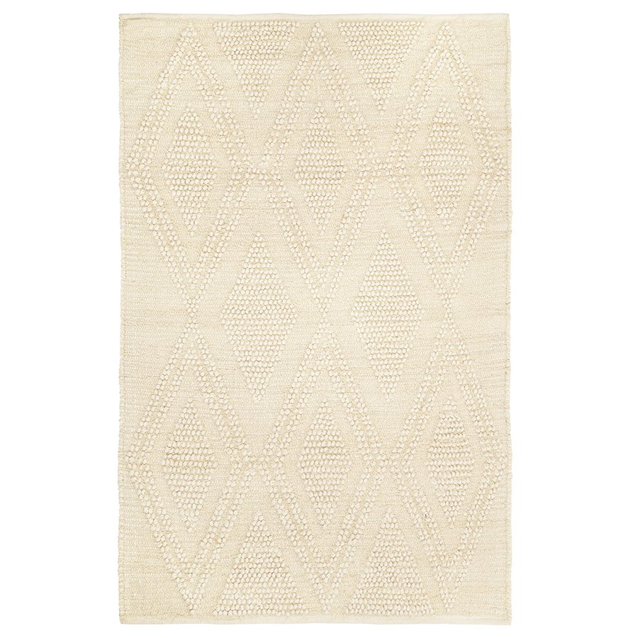 Ковер из шерсти и переработанного хлопка shillong из коллекции ethnic, 120х180см