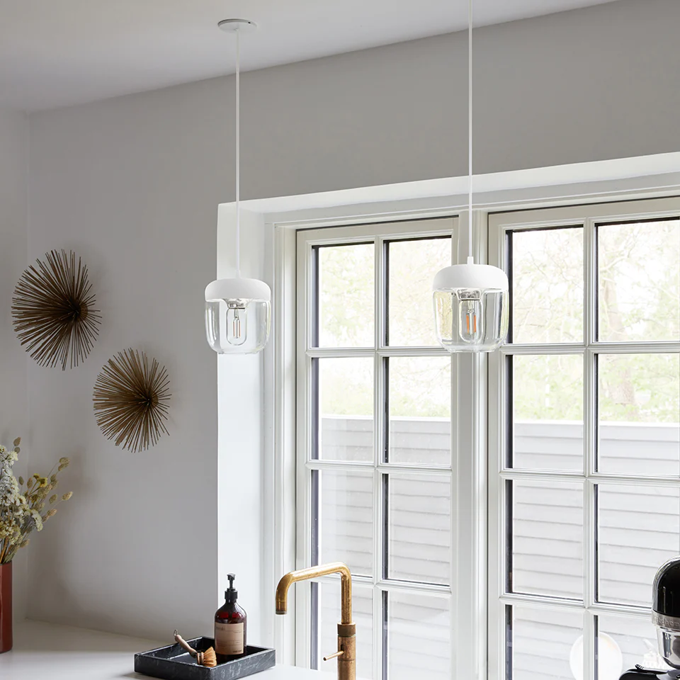 Плафон Acorn white steel