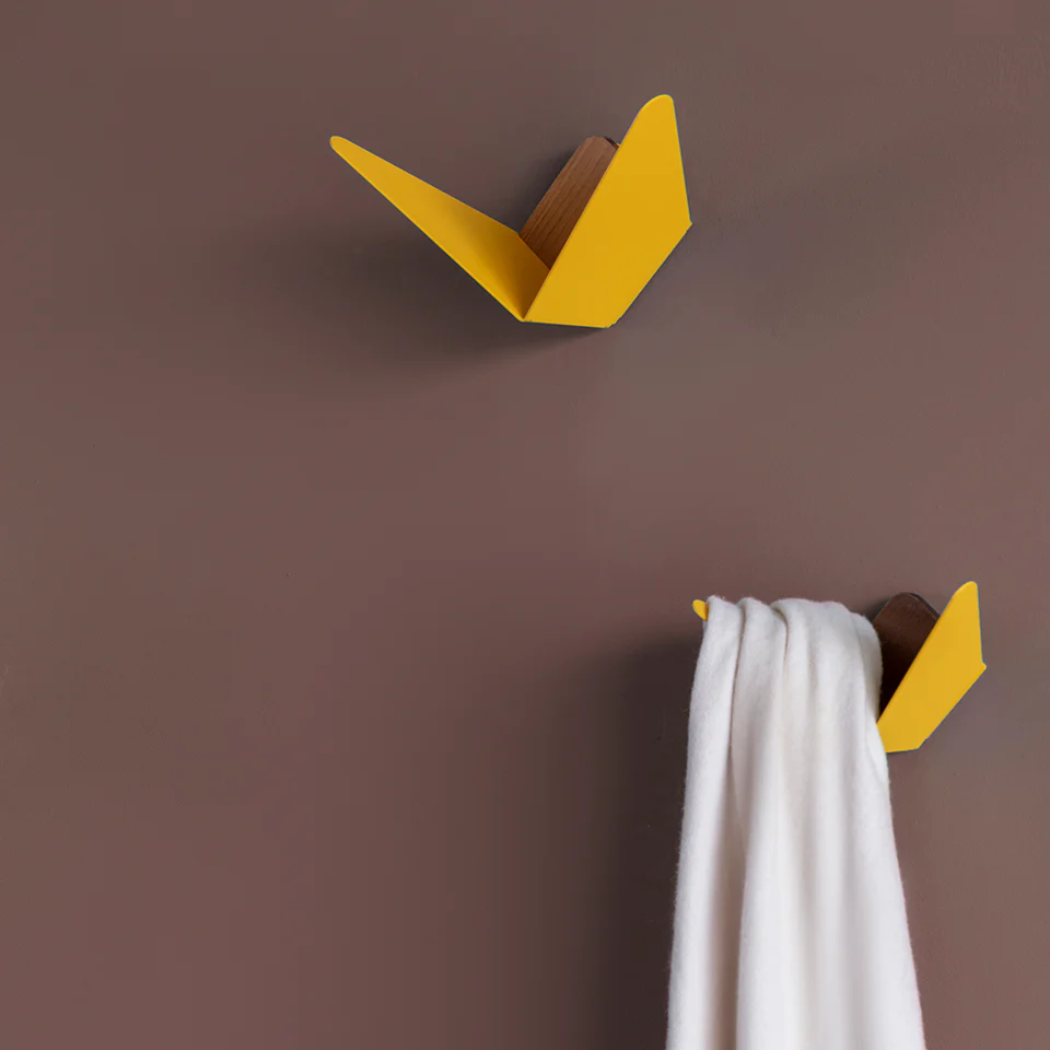 Крючок Butterflies, мини, шафраново желтый