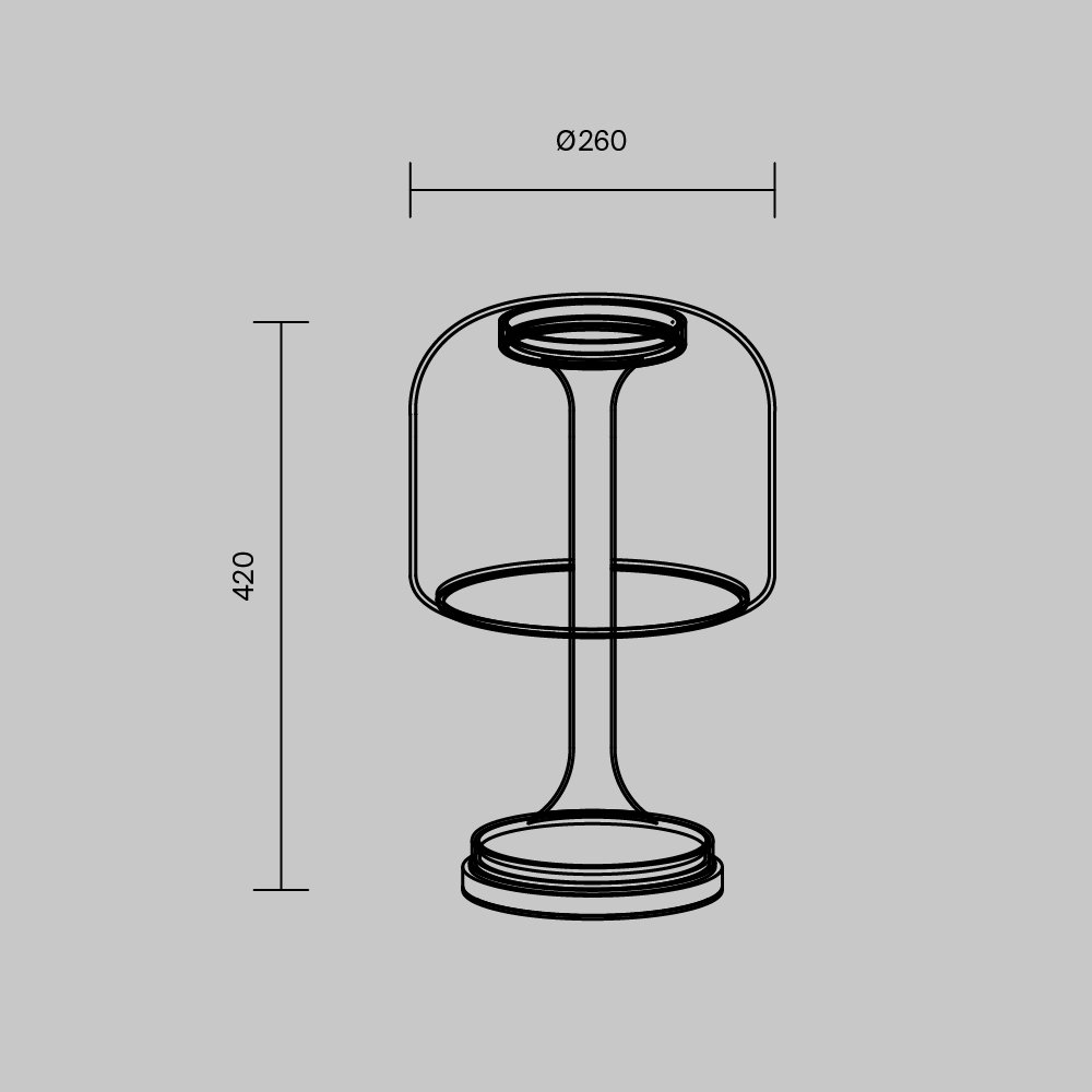 Настольный светильник Spirito MOD286TL-L18G3K