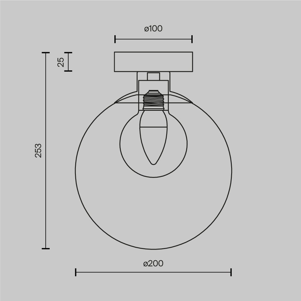 Настенный светильник (бра) Basic form MOD521WL-01G3