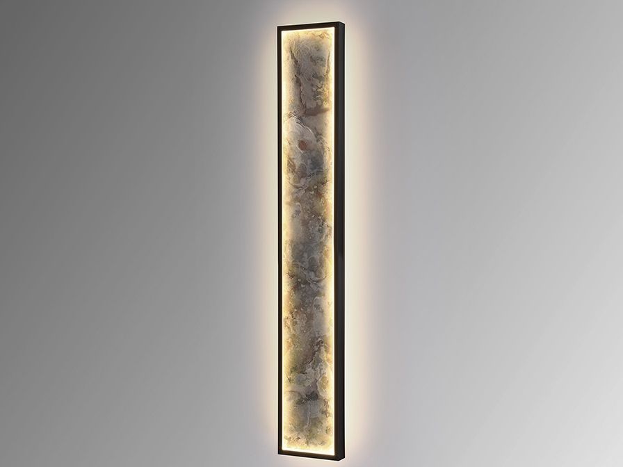 Настенный светильник Stone CCT- черный LED L100