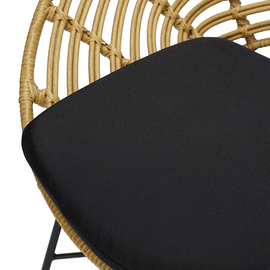 Стул vetle round, ротанг