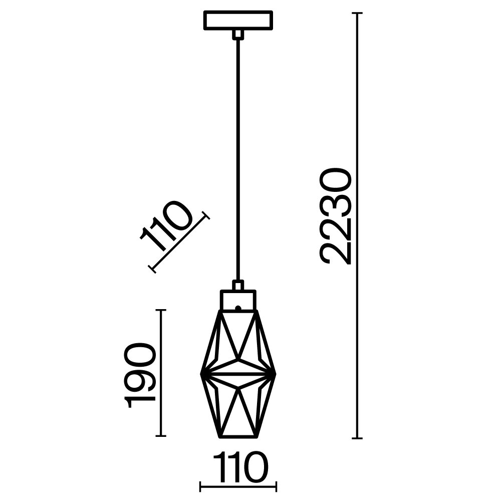 Подвесной светильник Cocktail time MOD325PL-01G