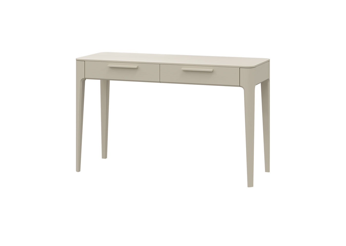 Консоль Type oak 2 ящика ширина 120 см (молочный)
