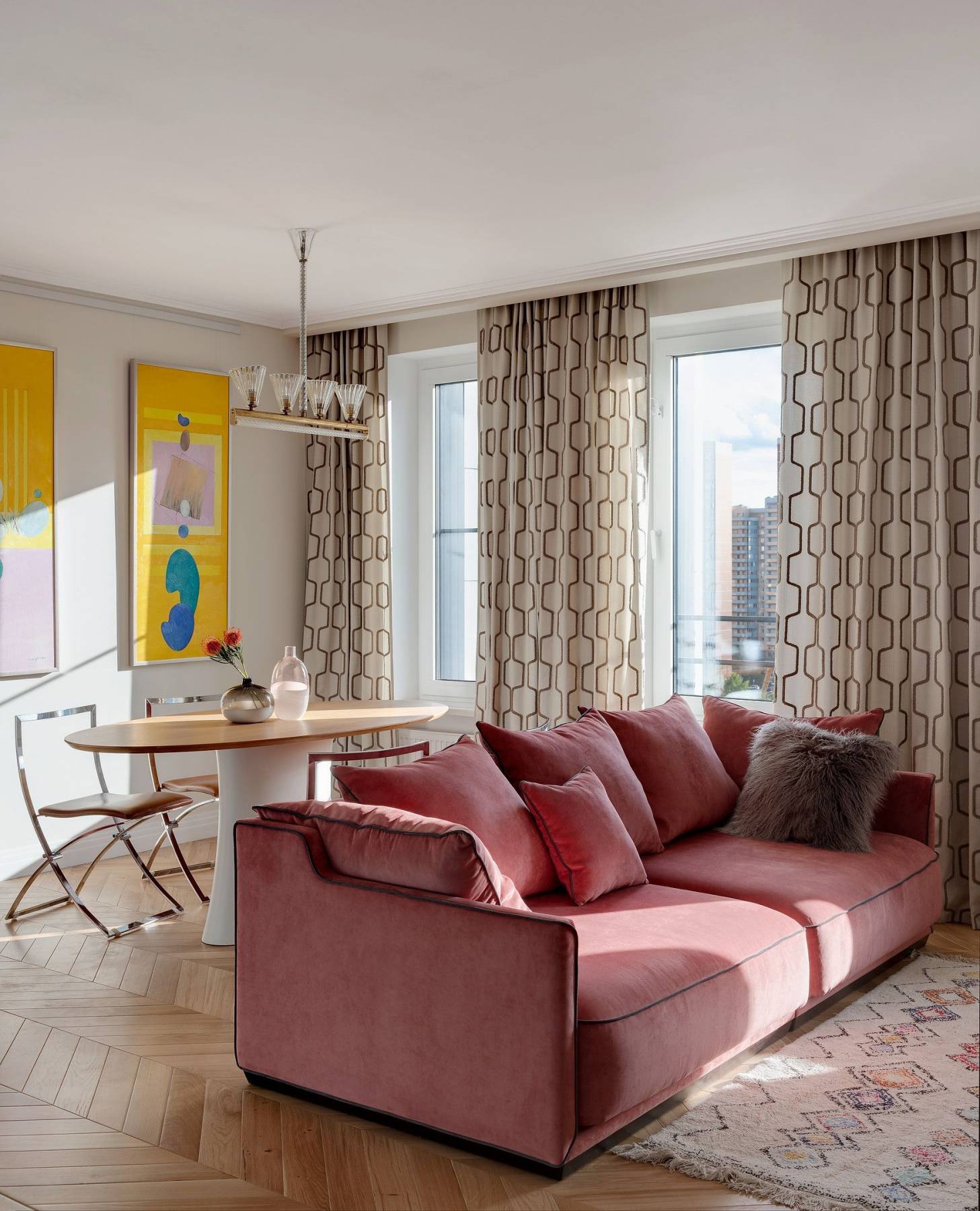 Диван Soho в интерьере дизайн-студии PropertyLab+art