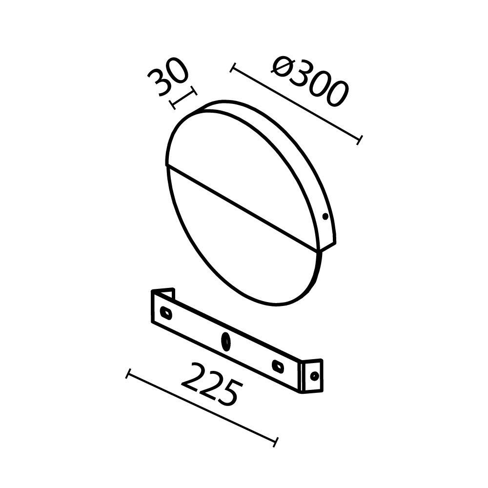 Настенный светильник (бра) Jupiter MOD320WL-L6BS3K1