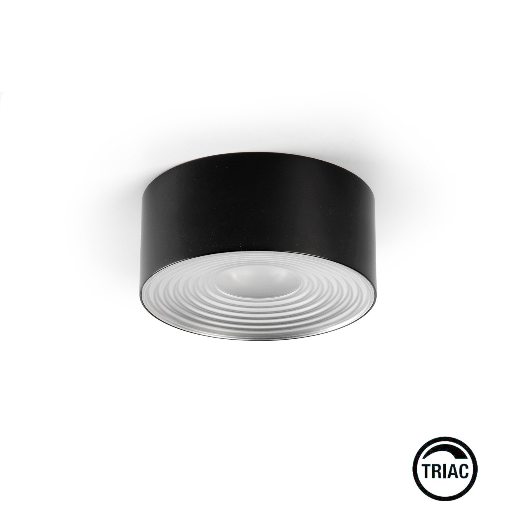 TEK Потолочный светильник 10W черный 40є 2700K CRI90 TRIAC