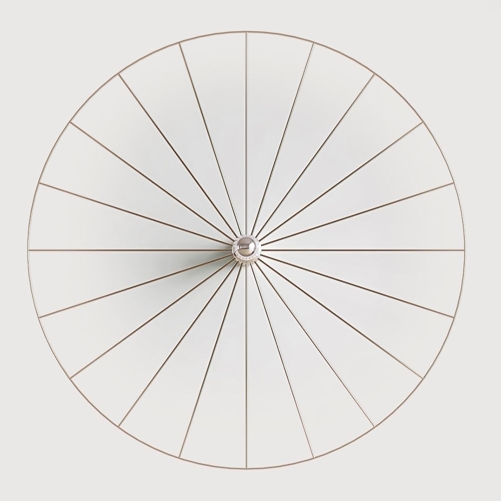 Бра Wheel 90 см хром + цоколь 5 см хром