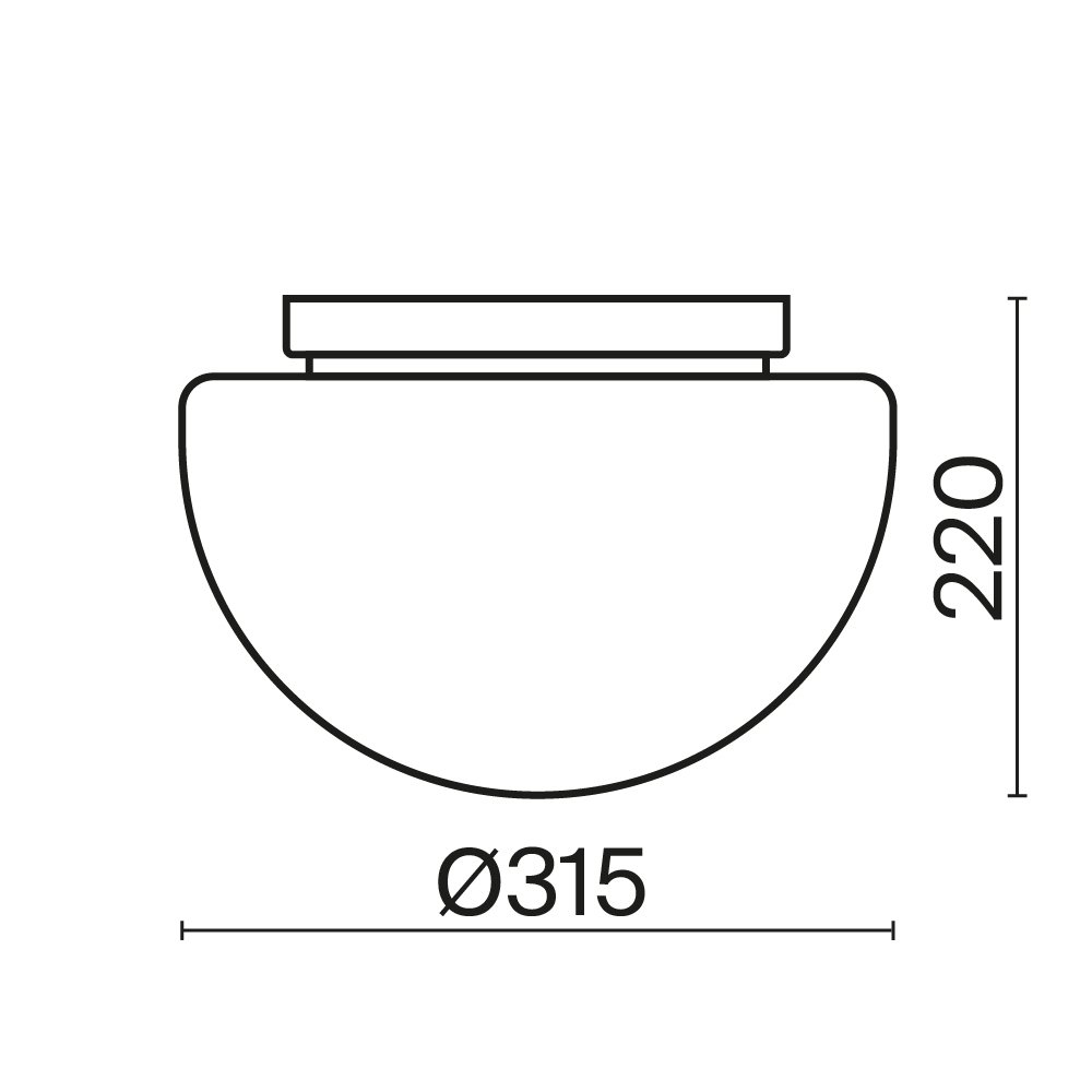 Потолочный светильник Glassy MOD270CL-01B