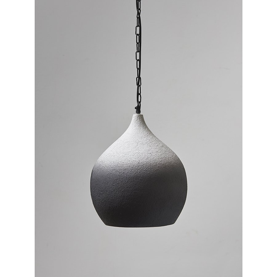 Светильник подвесной sustainable collection, D33х38 см, черный/белый