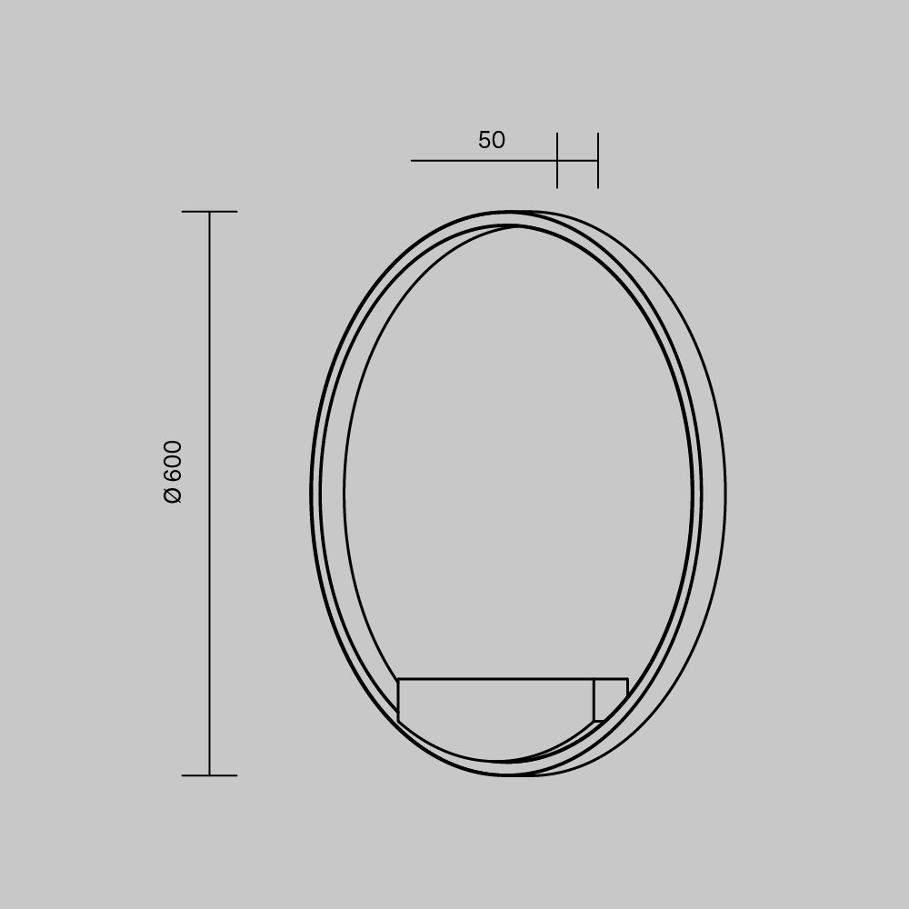 Настенный светильник (бра) Rim MOD058WL-L35WK