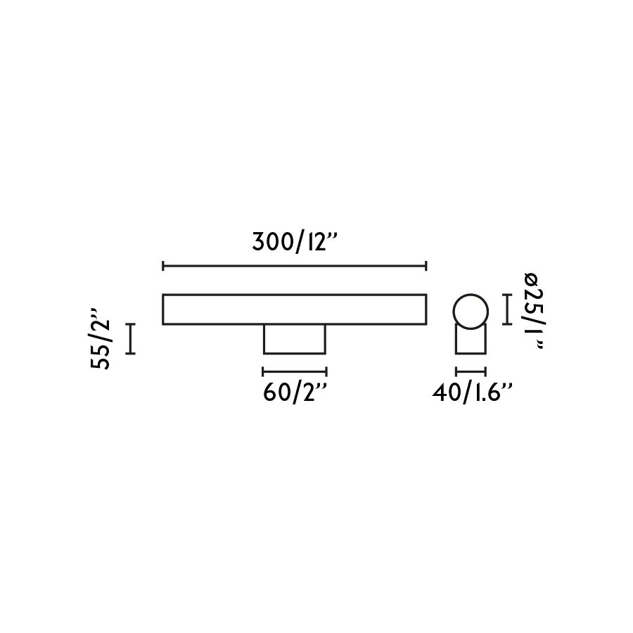 CALMA Настенный светильник LINESTRA терракотовый 5W 2700K