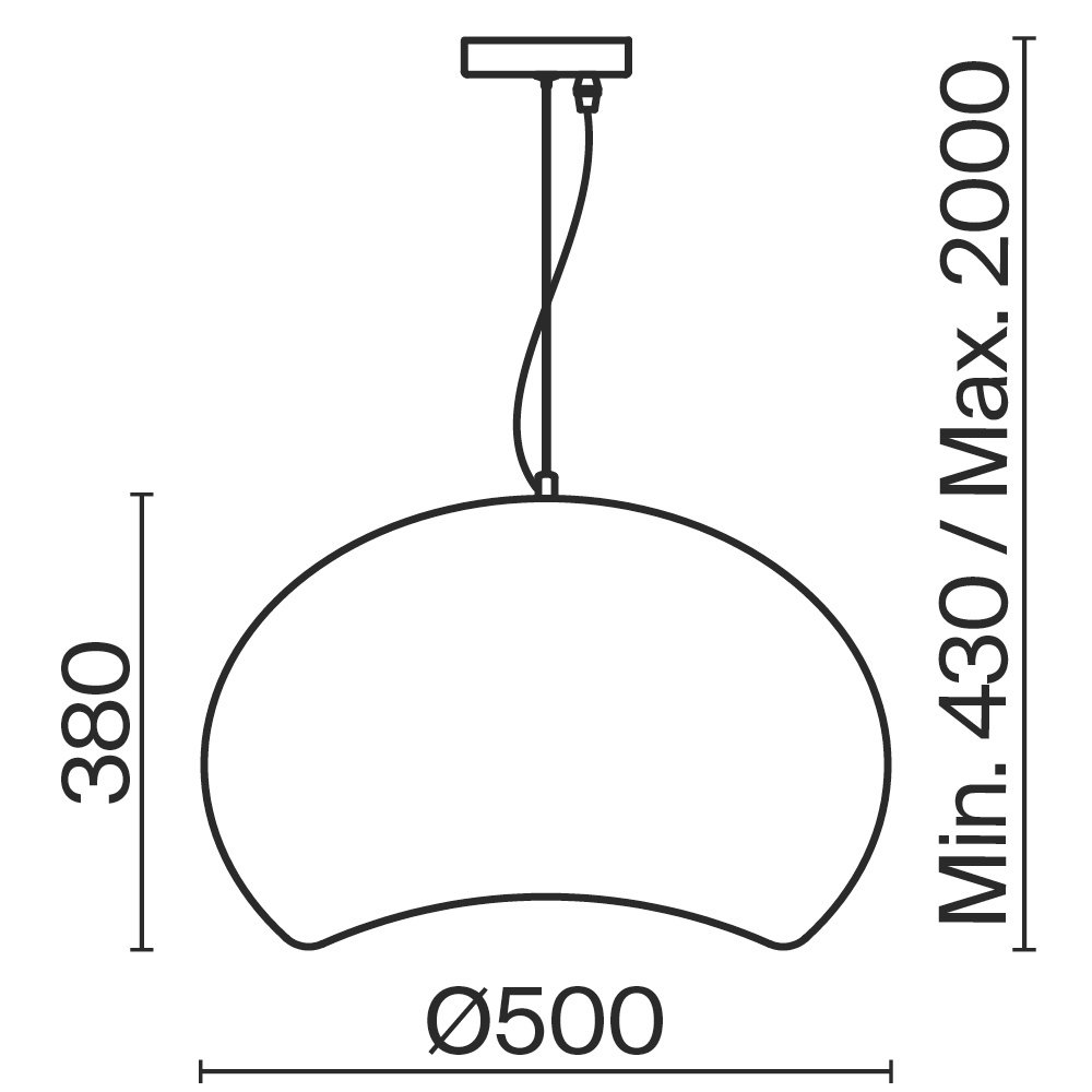 Подвесной светильник Mound FR5428PL-01W1