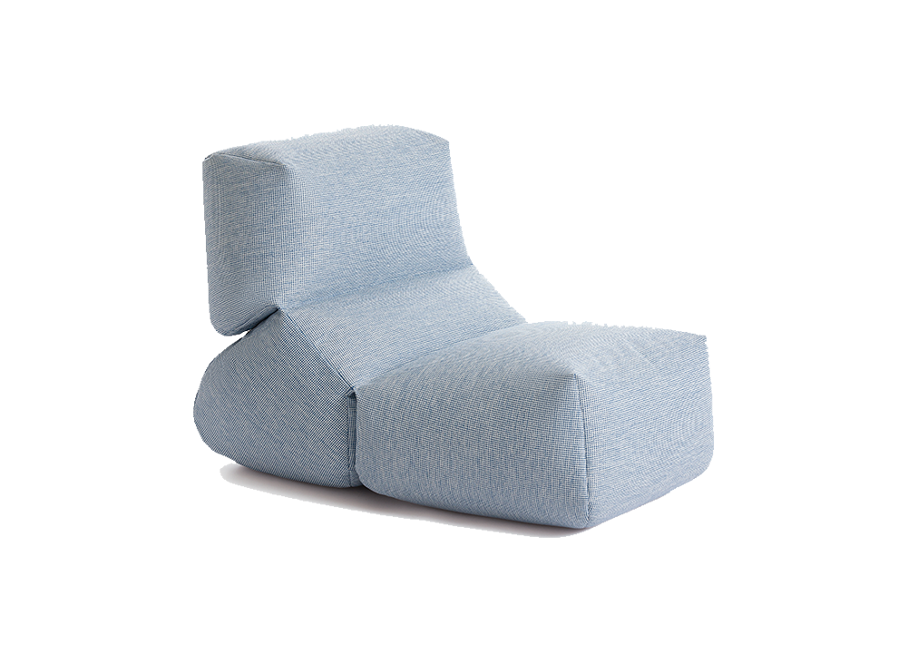 Уличное кресло-пуф Grapy Vichy Blue