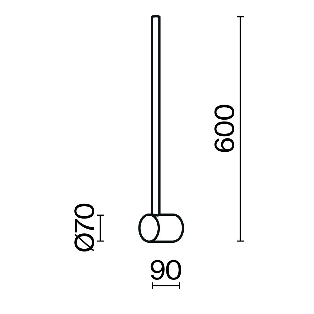 Настенный светильник (бра) Light stick MOD237WL-L6BS3K