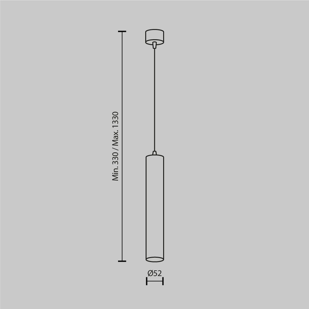 Подвесной светильник Focus LED P072PL-L12B4K-1