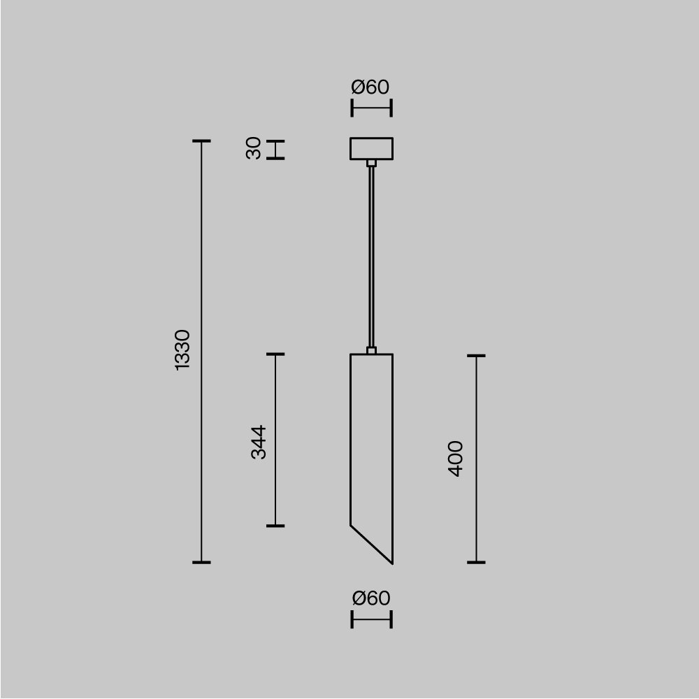 Подвесной светильник Lipari P044PL-01-40GU10-B