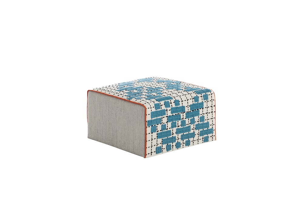 Пуф маленький Bandas C Turquoise