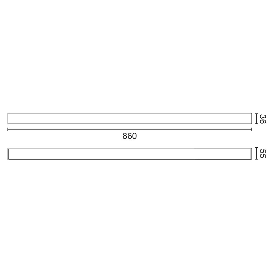 VIA EVO Потолочный светильник 860 39W TW белый CASAMBI