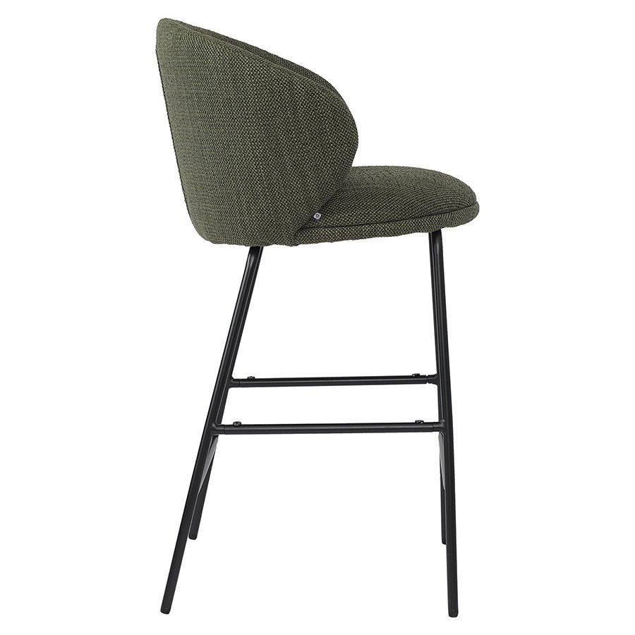 Стул полубарный comfy, рогожка, шпинат