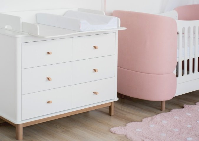 Комод Classic 6 ящиков (белый)