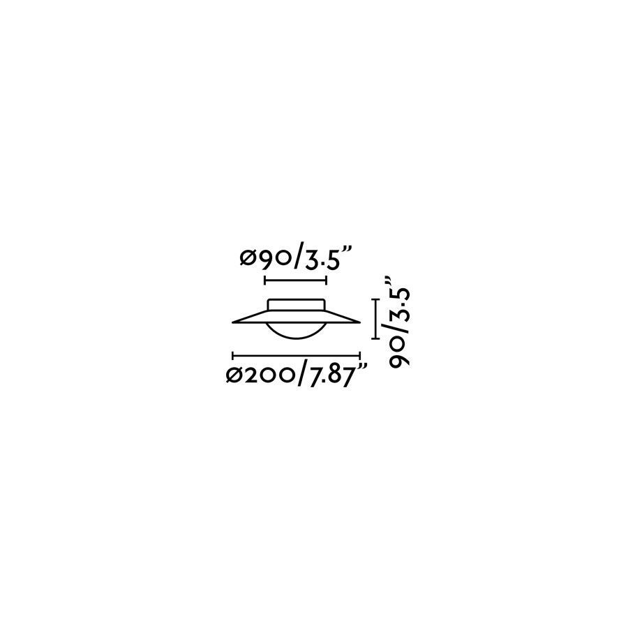 Плафон Side G9 никель