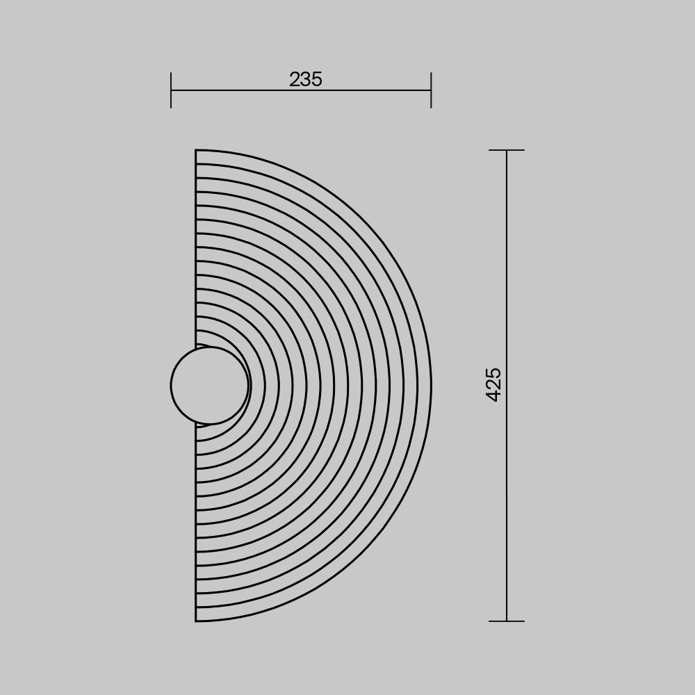 Настенный светильник (бра) Felt FR6189WL-L20LG1
