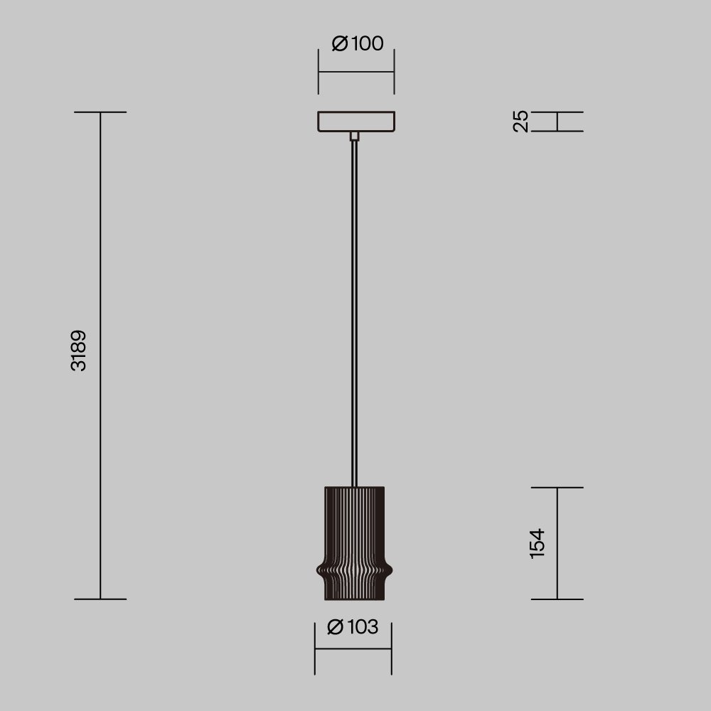 Подвесной светильник Pilastro MOD430PL-L5W3K