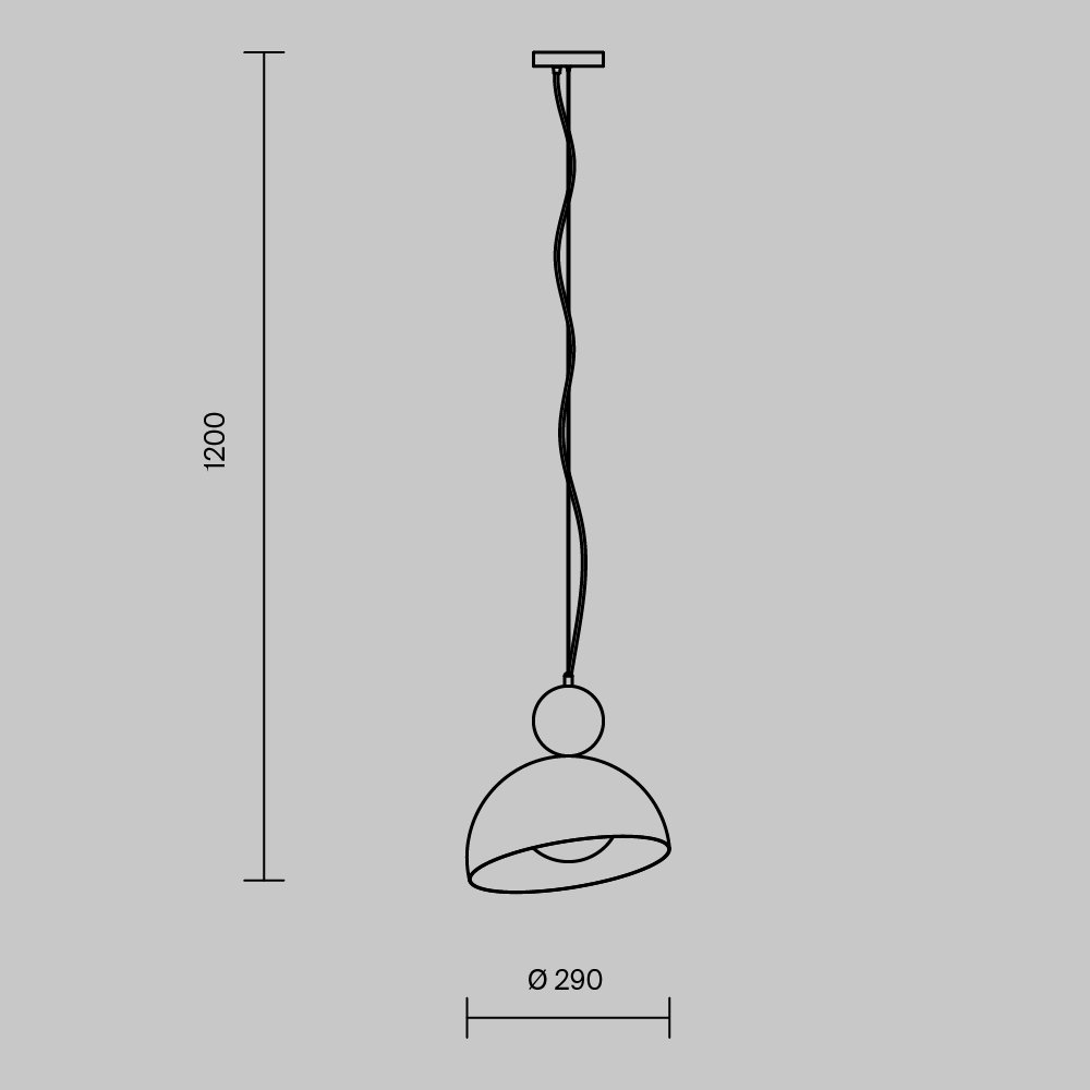 Подвесной светильник Bowl FR5439PL-01B
