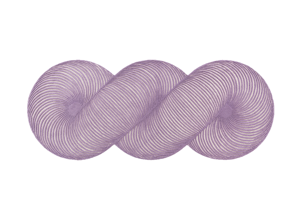 Ковер GIRO лиловый 132 x 324