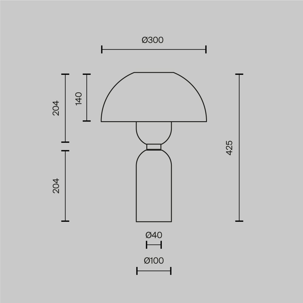 Настольный светильник Memory MOD177TL-01W