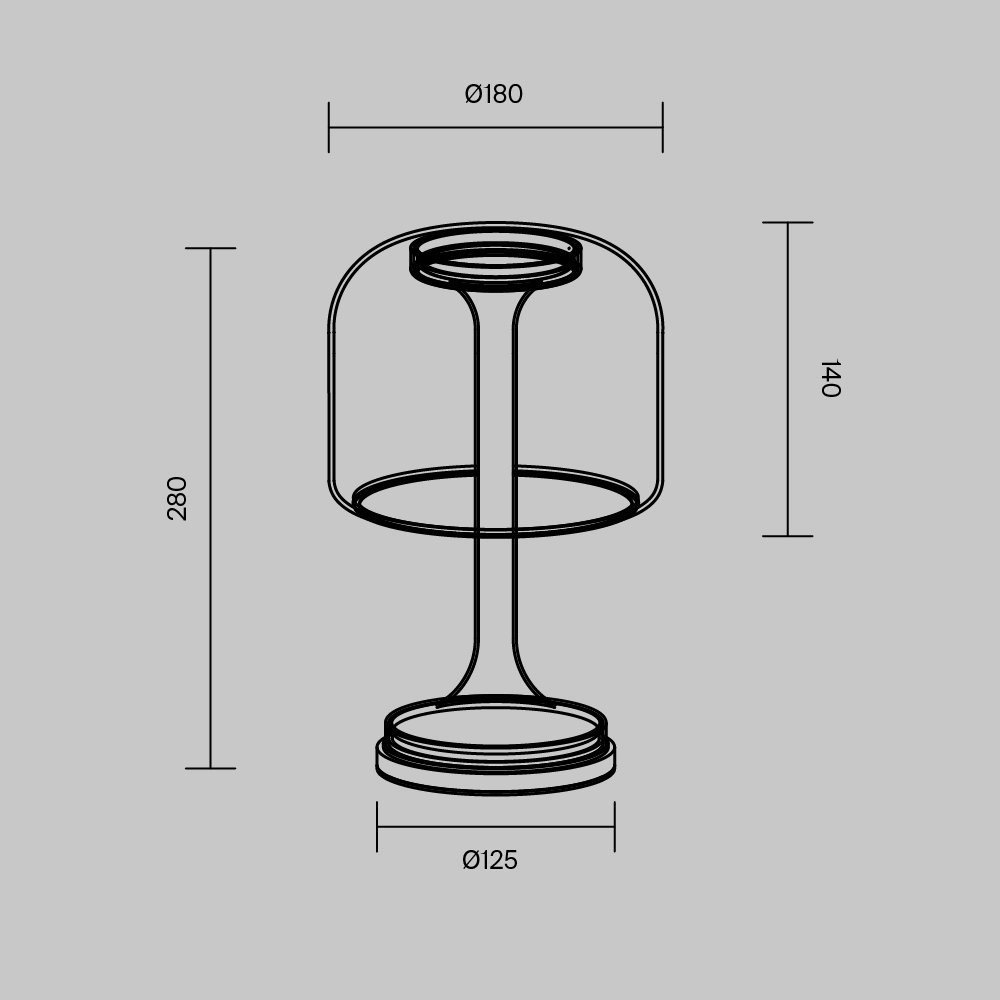 Настольный светильник Spirito MOD286TL-L8G3K