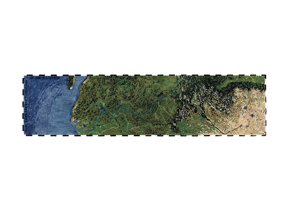 Ковер Plastic rivers Yangtze 100 x 400