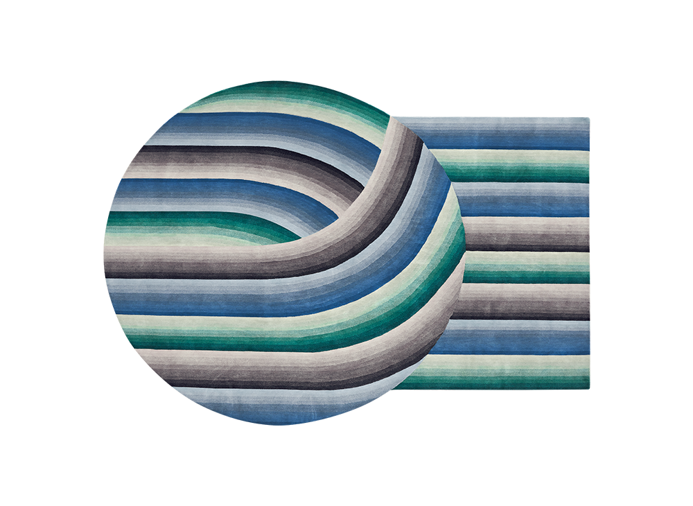 Ковер Round Mirage Blue
