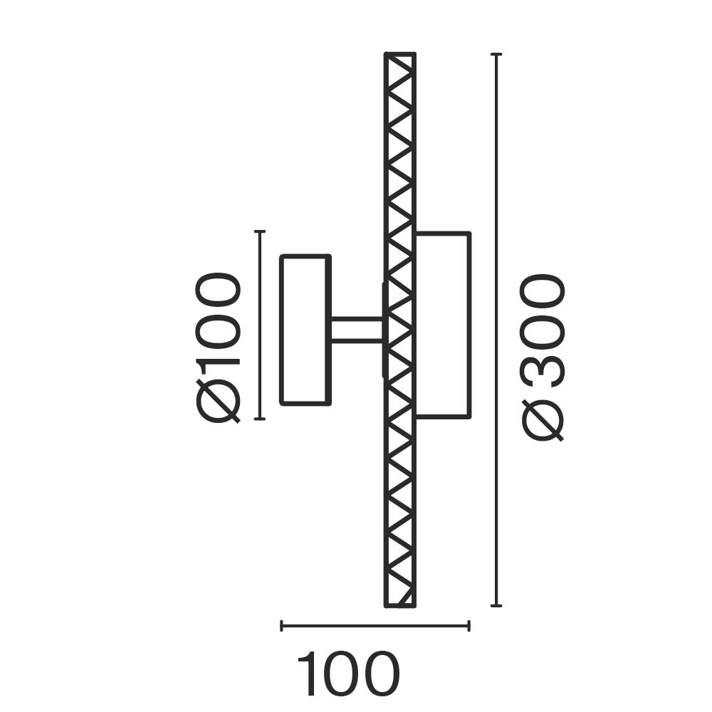 Настенный светильник (бра) Rotonda FR5634WL-L6DB