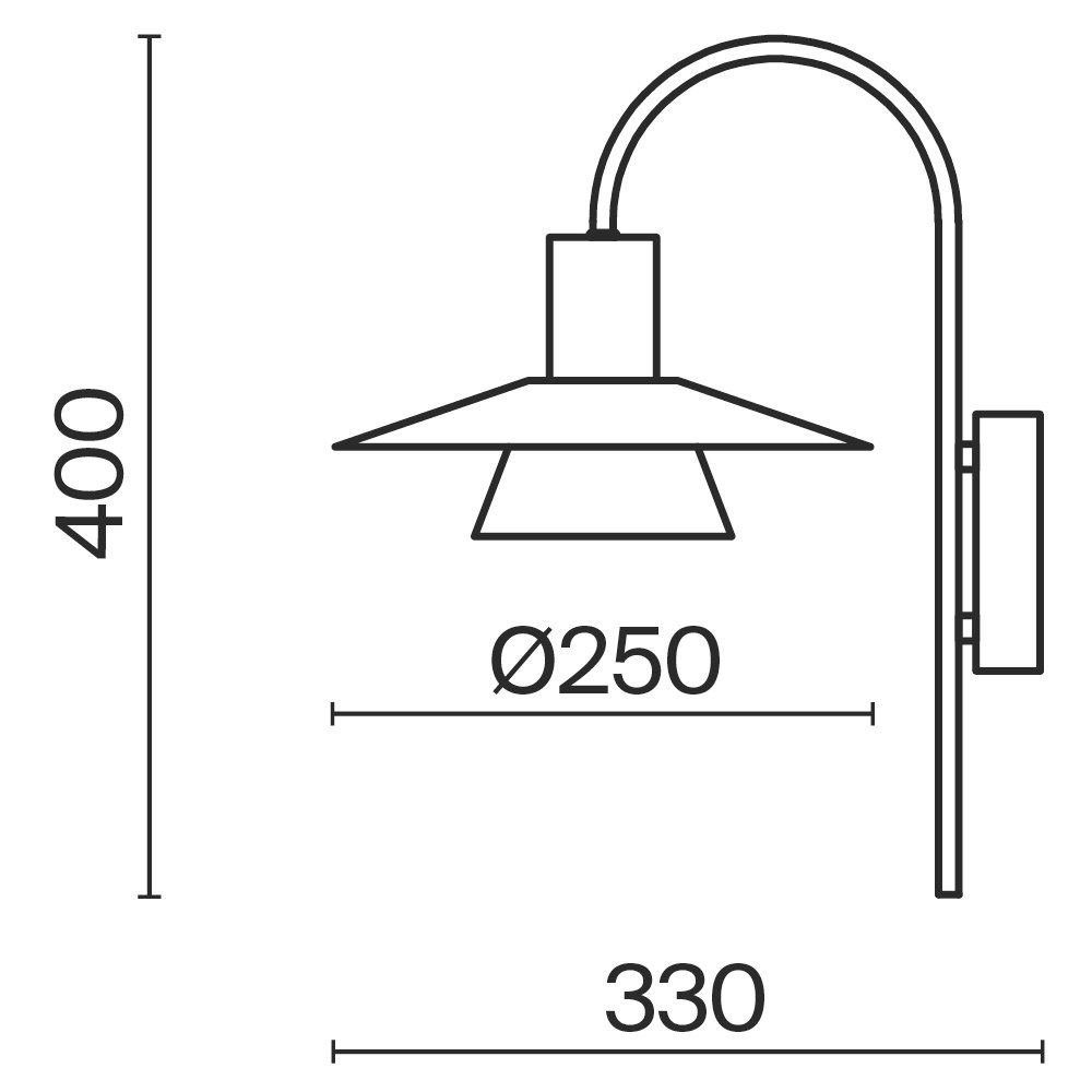 Настенный светильник (бра) Fari FR5600WL-L5MG