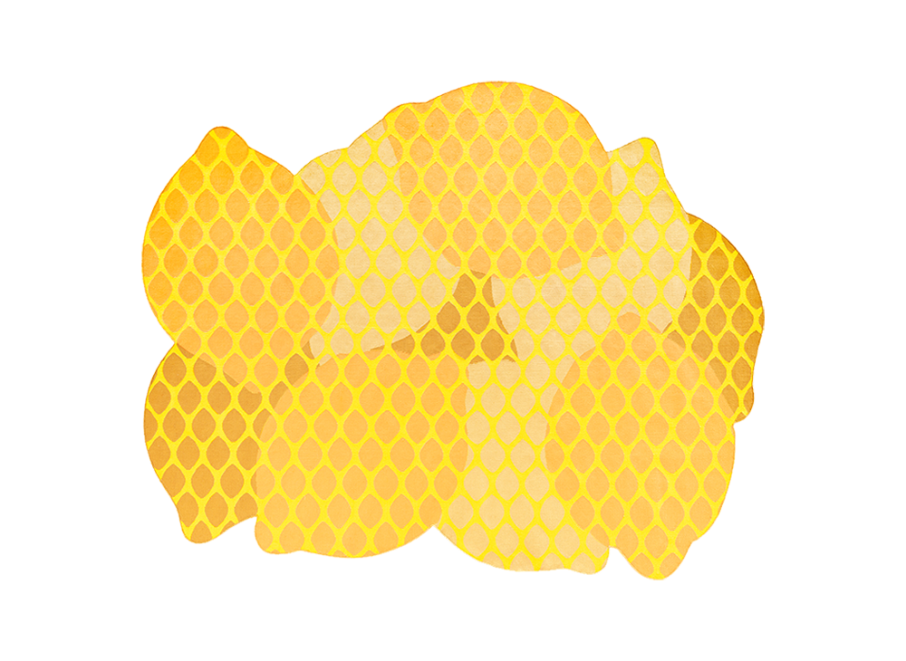 Ковер уличный Citrus лимонный