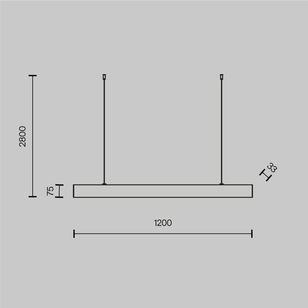 Подвесной светильник BASIS P051PL-L40B4K