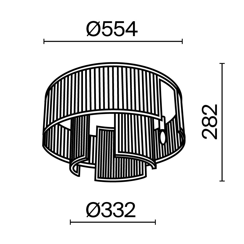 Потолочный светильник Frame MOD174CL-06G