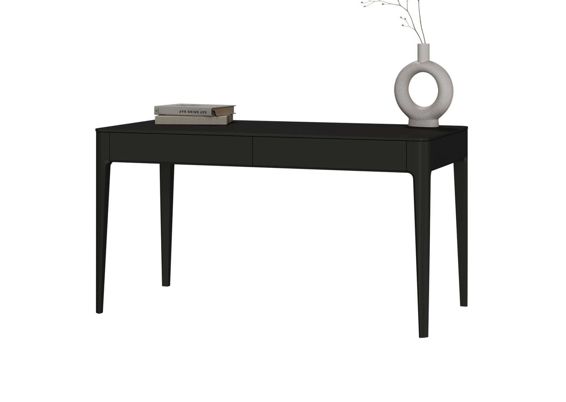 Стол письменный Type oak 140*70 см (чёрный)