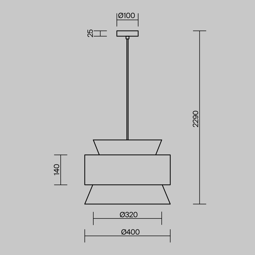 Подвесной светильник Weave FR5492PL-01B