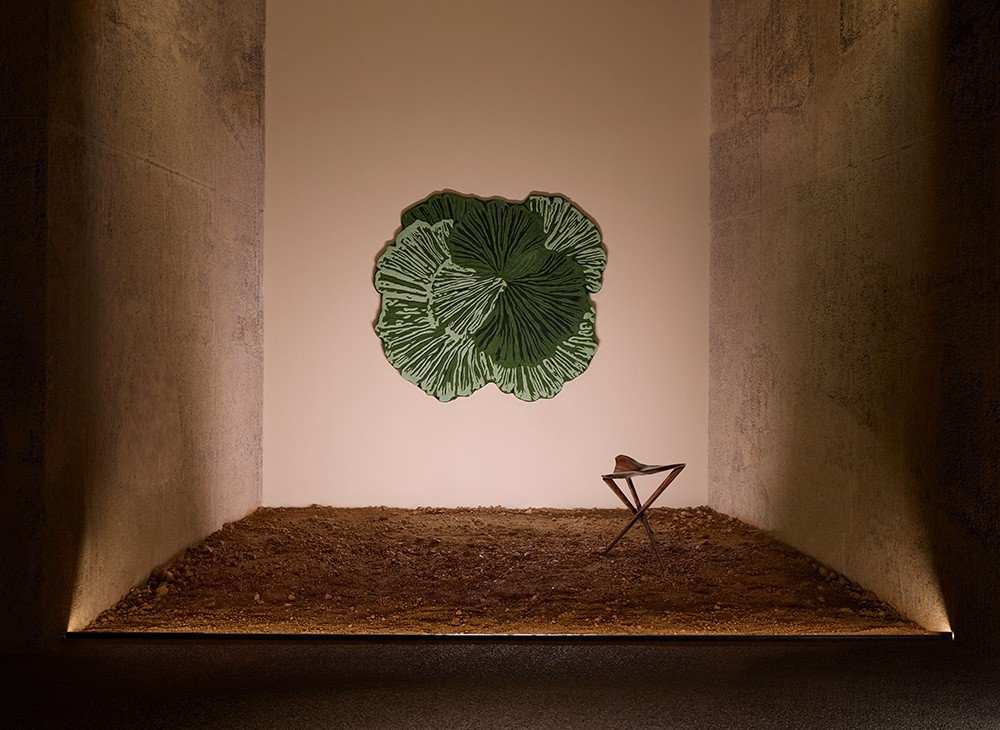 Ковер Botanica зеленый 200x200