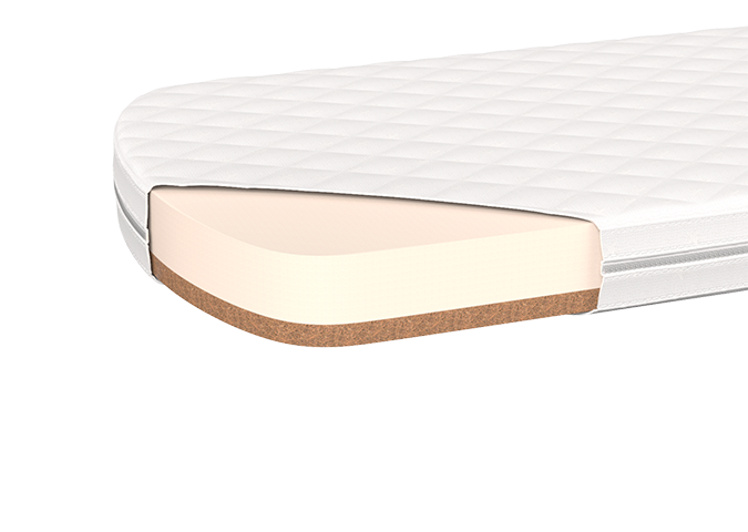 Матрас для кровати KIDI soft кокос/eco-foam 12 см (80*200 см)