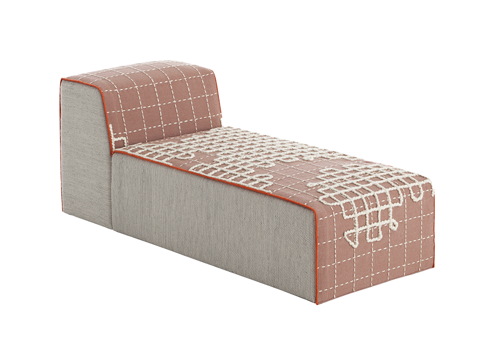 Шезлонг Bandas A Pink