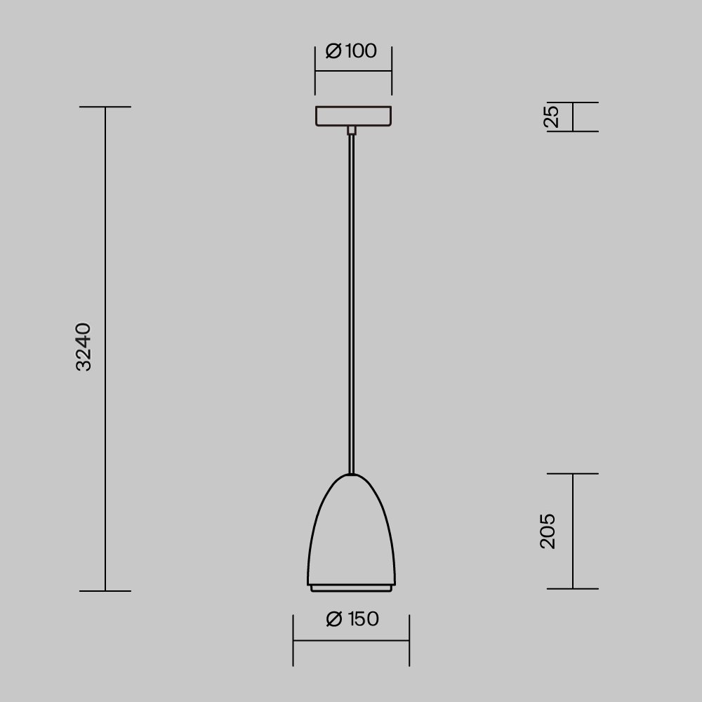Подвесной светильник Pilastro MOD430PL-01CM