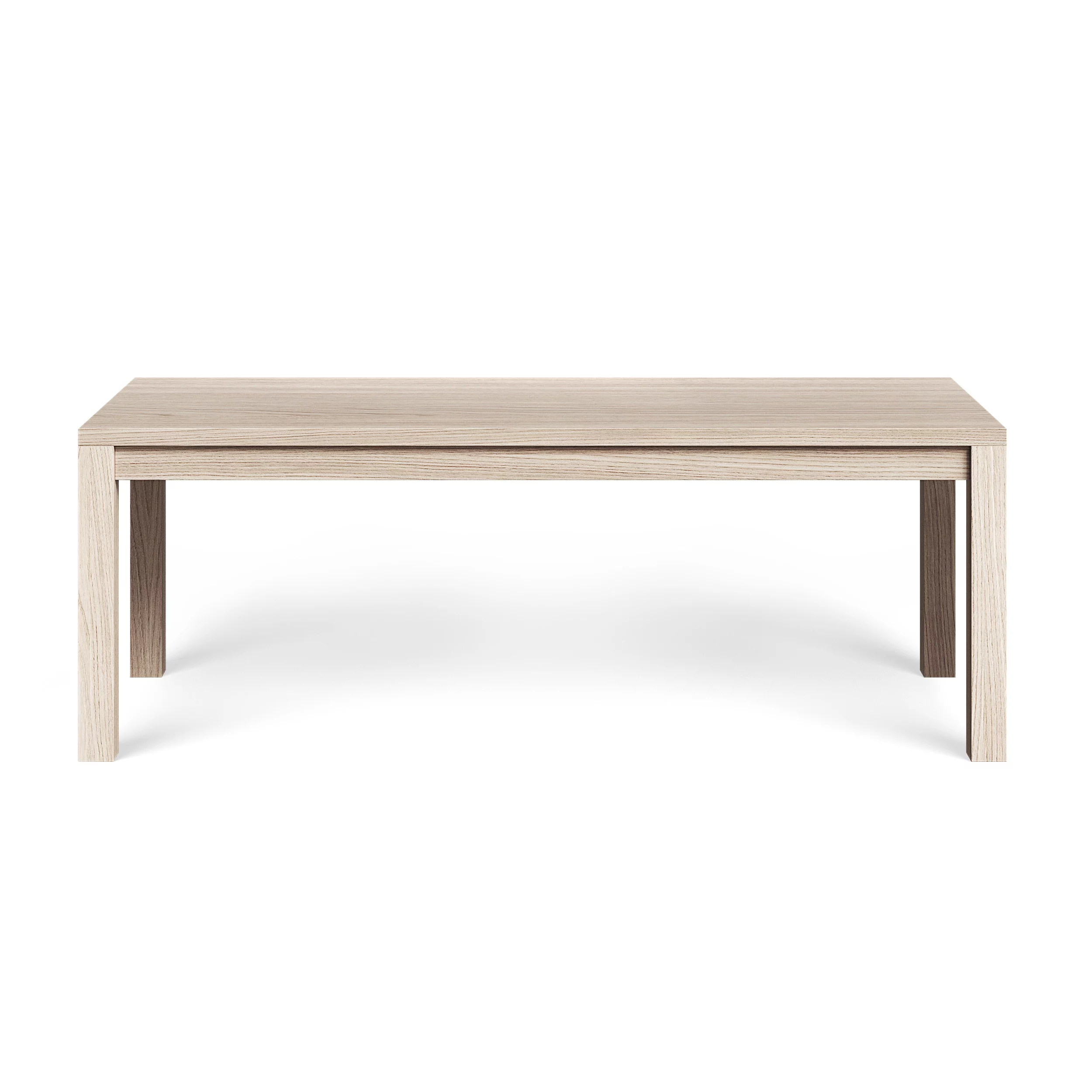 Стол RIVI Latte Basic (model015) (дуб/молочный дуб) (отделка столешницы - шпон дуба) 180x90x75