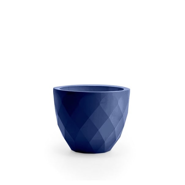 Кашпо Vases Nano матовое синее Ø14x12