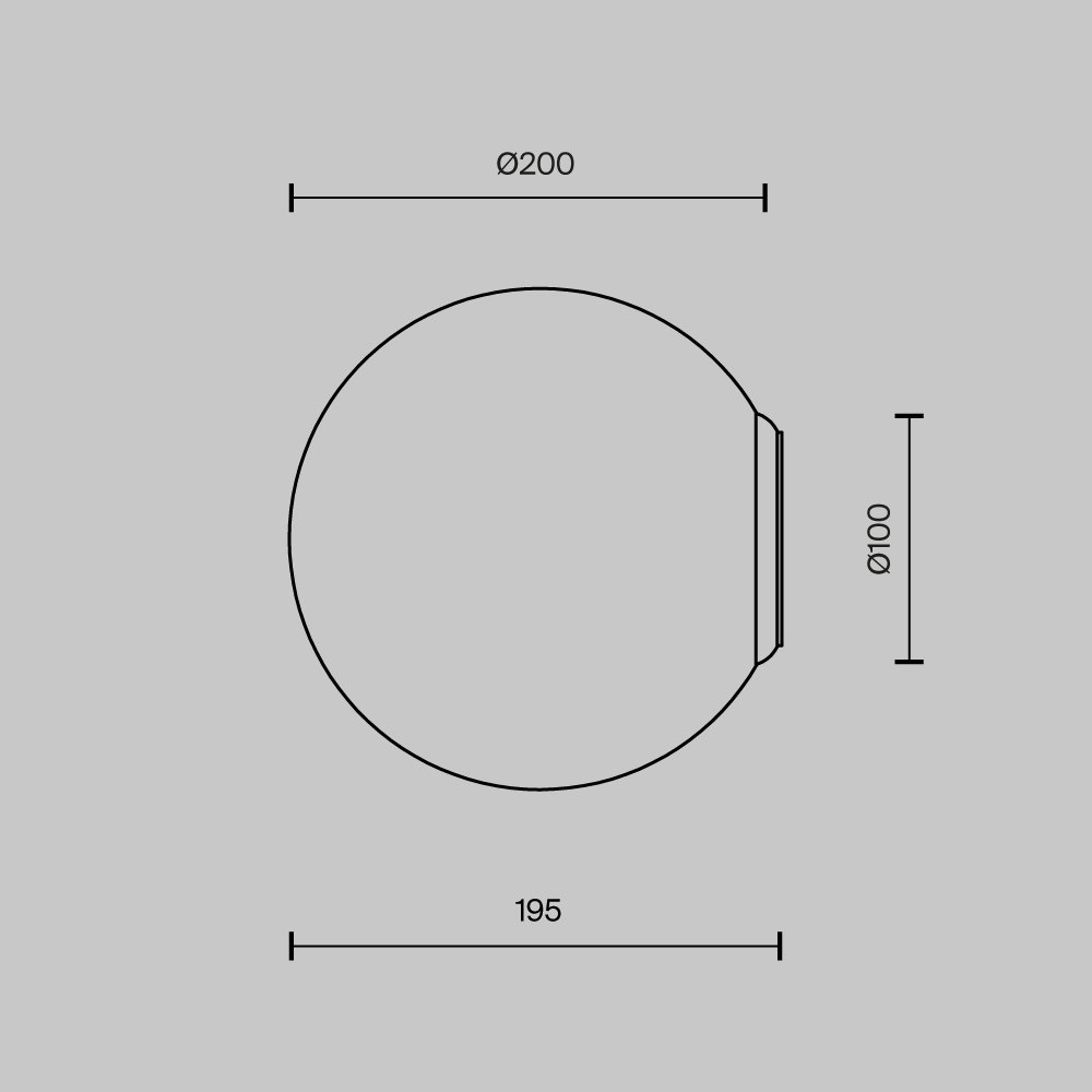 Настенный светильник (бра) Basic form MOD321WL-01W3